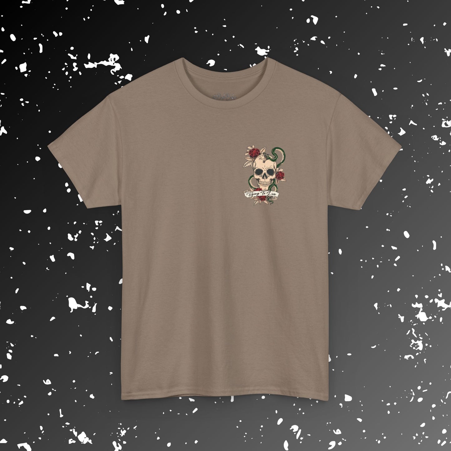 Living to Die Skull & Octopus Unisex Heavy Cotton Tee