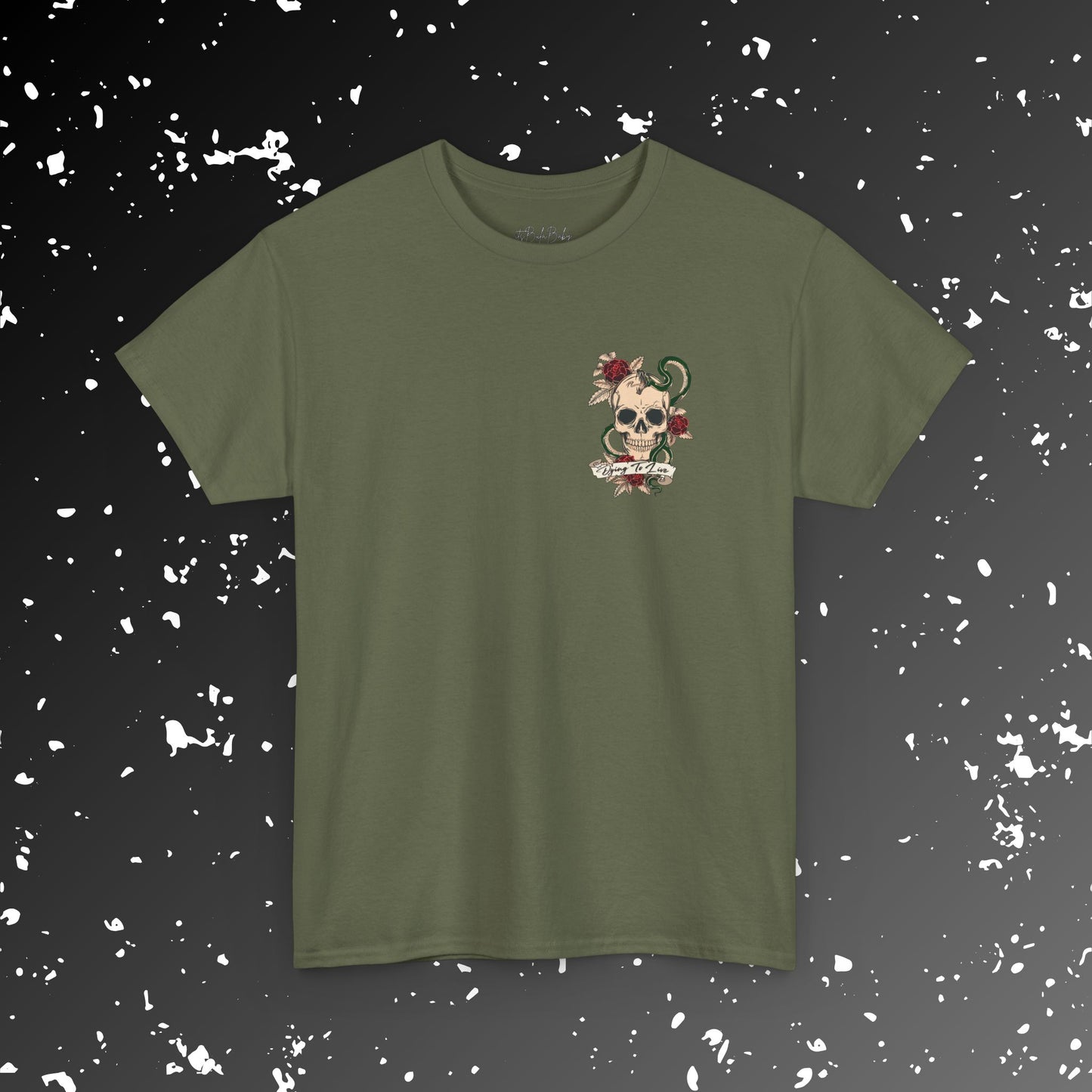 Living to Die Skull & Octopus Unisex Heavy Cotton Tee