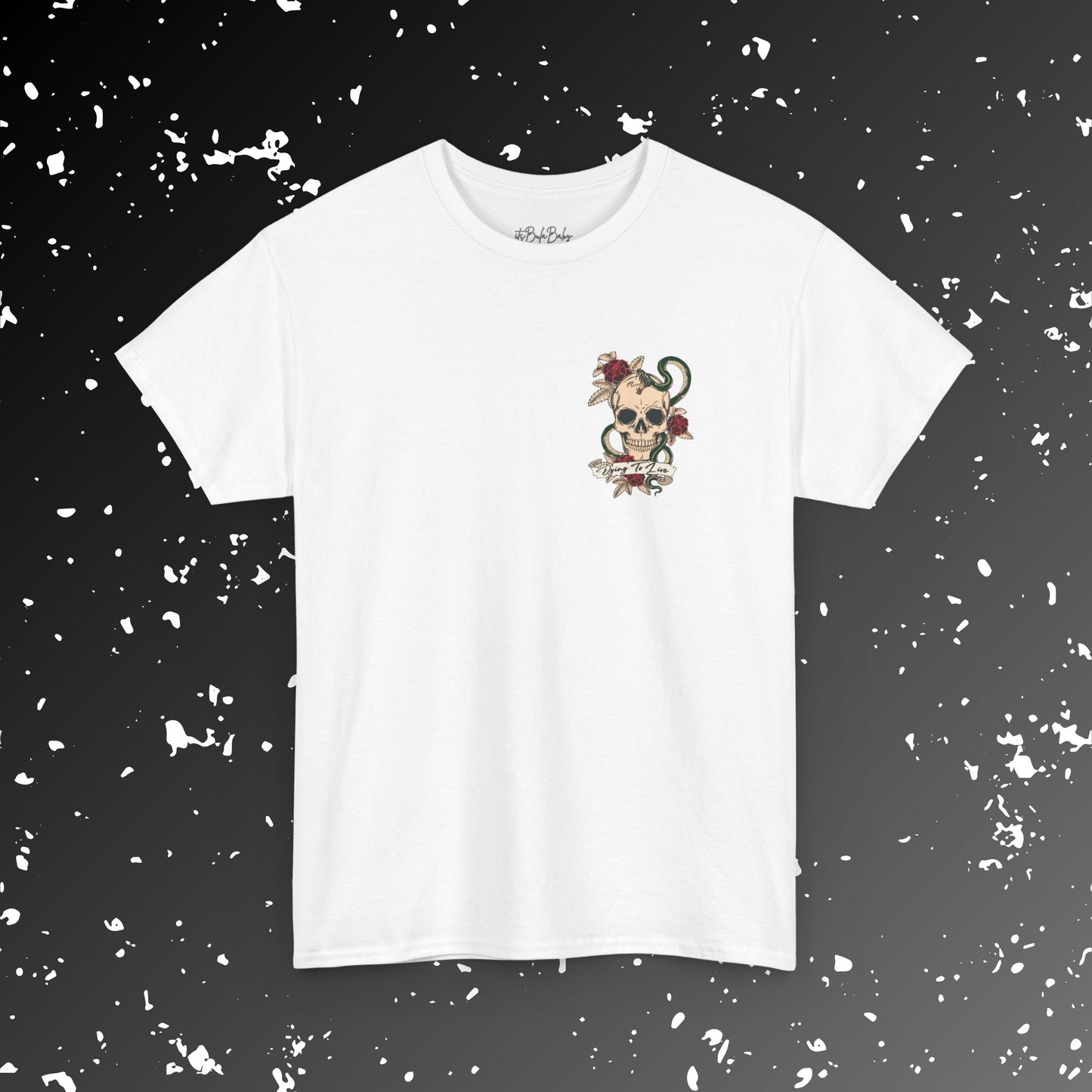 Living to Die Skull & Octopus Unisex Heavy Cotton Tee